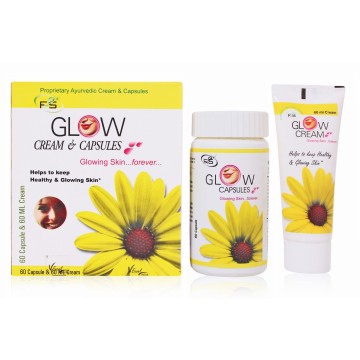 Glowing Face Cream & Capsules  - F2S Glow